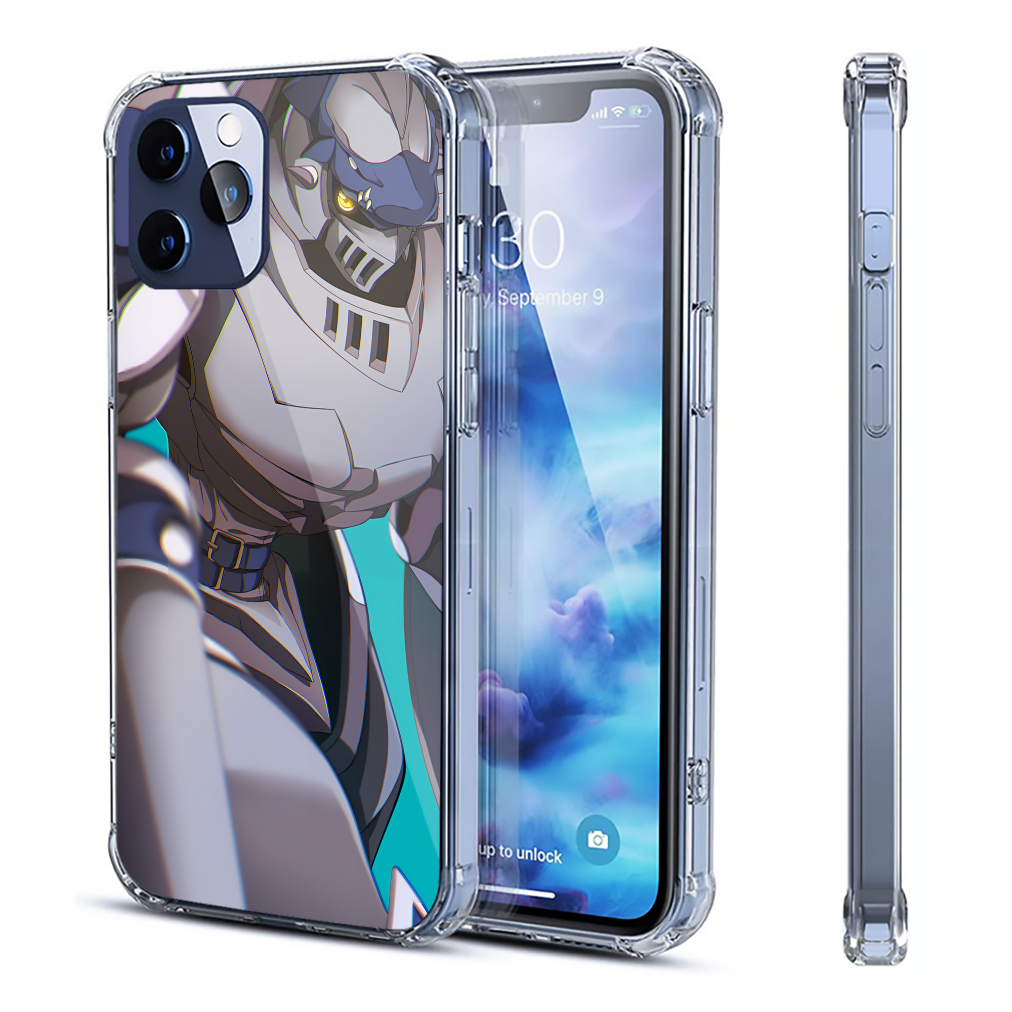 （画像用） Digimon デジタルモンスター/デジモン 【iPhone 12シリーズ対応】透明スマホケース（クリアソフトケース）